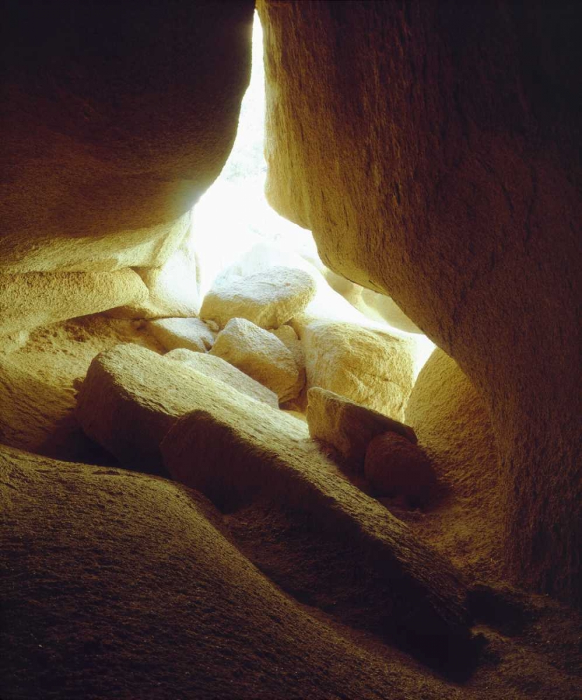 Art Print: USA, California, San Diego Granite Wind Cave