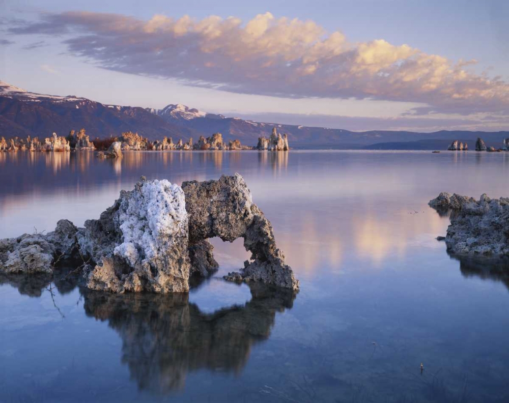 Art Print: CA, Sierra Nevada Tufa Formations on Mono Lake