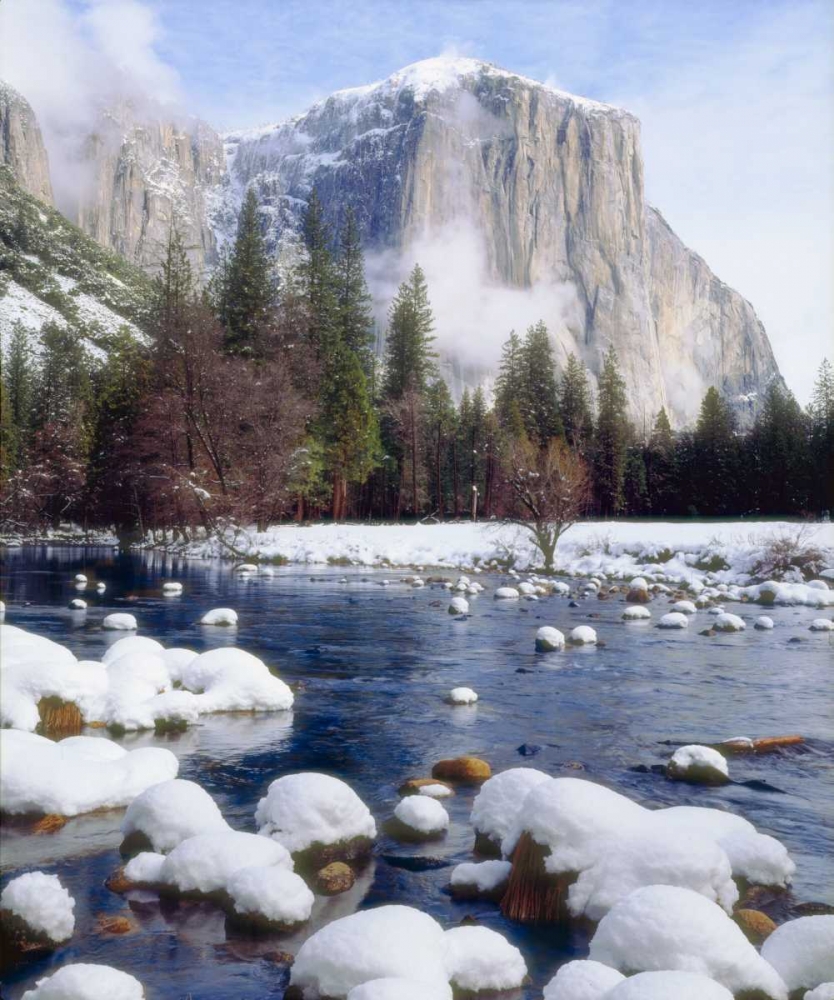 Wall Art Painting id:134694, Name: USA, California, Yosemite NP Winter, Artist: Talbot Frank, Christopher