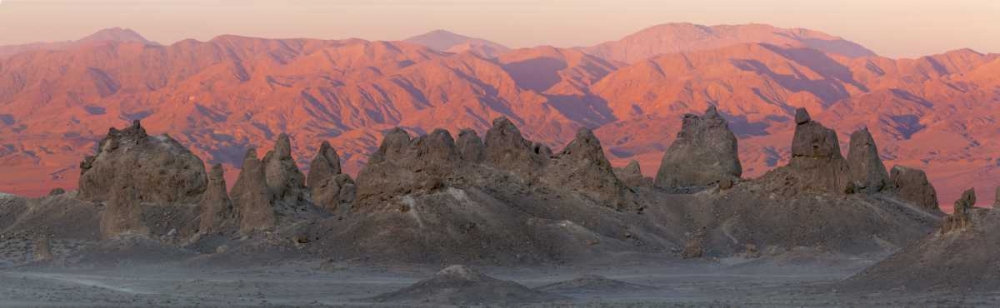 Art Print: California Panoramic of Trona Pinnacles
