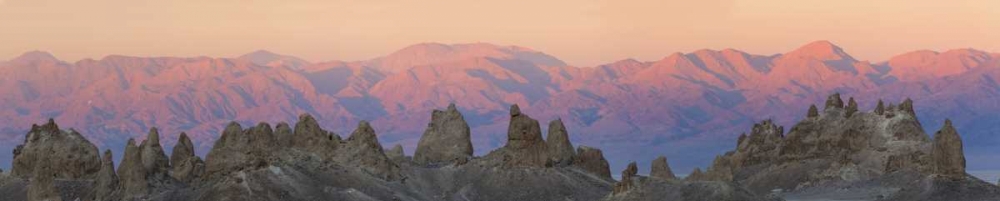 Art Print: California Panoramic of Trona Pinnacles