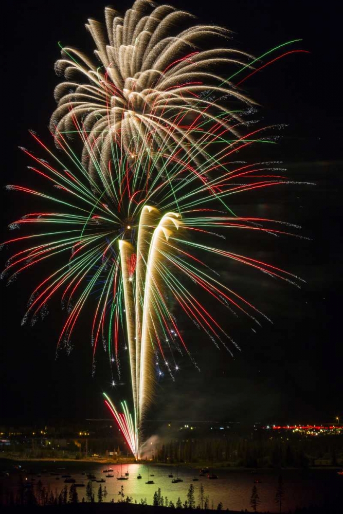 Wall Art Painting id:130946, Name: Colorado, Frisco Fireworks display on July 4th, Artist: Lord, Fred
