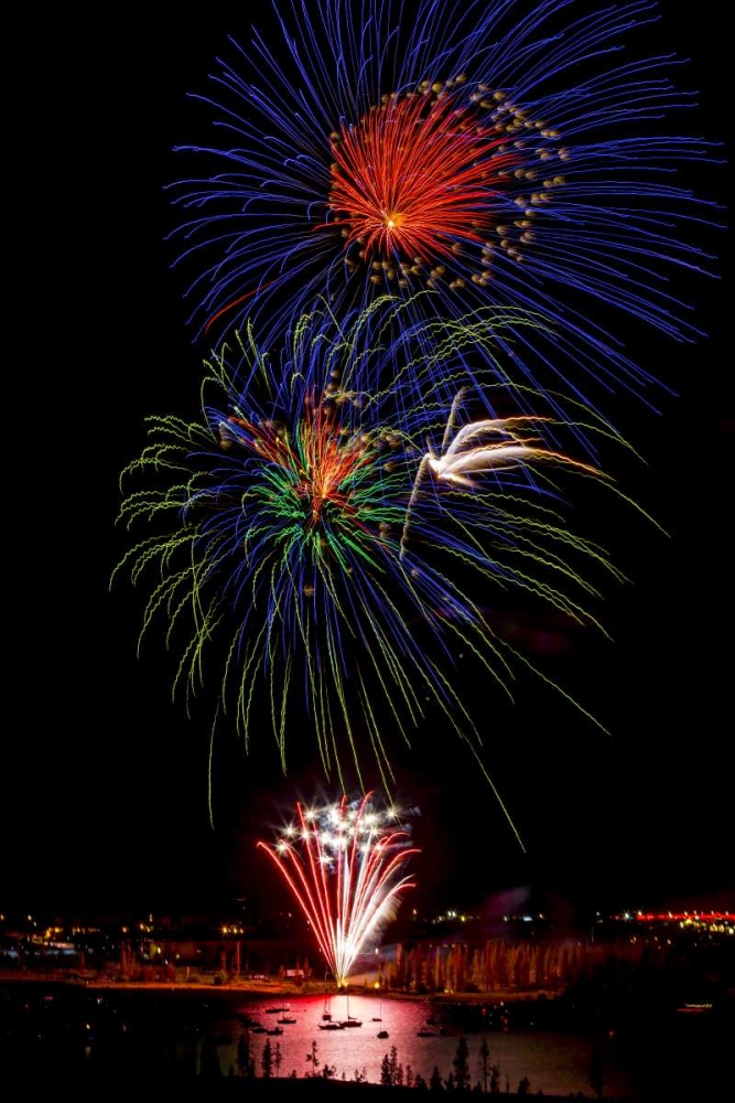 Wall Art Painting id:130951, Name: Colorado, Frisco Fireworks display on July 4th, Artist: Lord, Fred