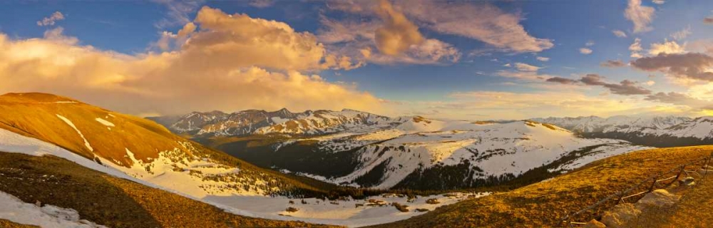 Art Print: CO, Rocky Mts Overlook from Trail Ridge Road