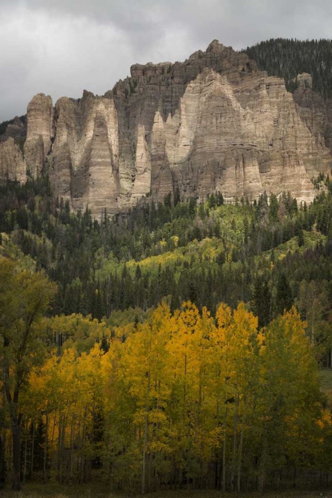 Art Print: Colorado Storm clouds over the San Juan Mts