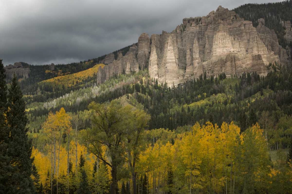 Art Print: Colorado Storm clouds over the San Juan Mts