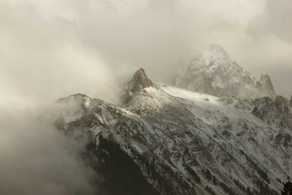 Art Print: Colorado, Sneffels Range Clouds over Mt Sneffels