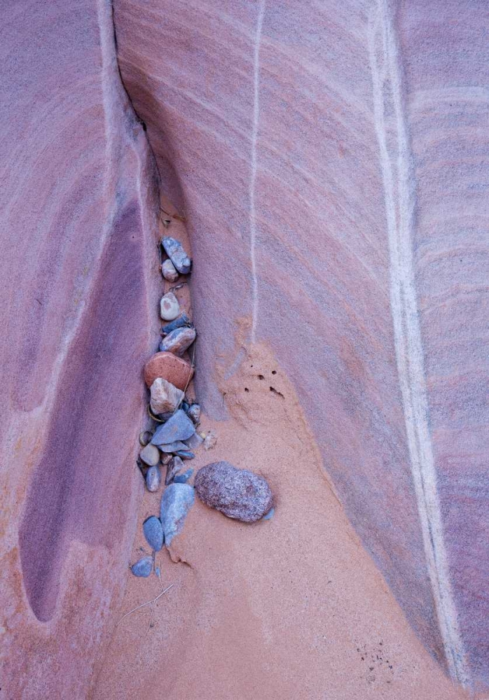 Art Print: Nevada, Valley of Fire SP Eroded rock