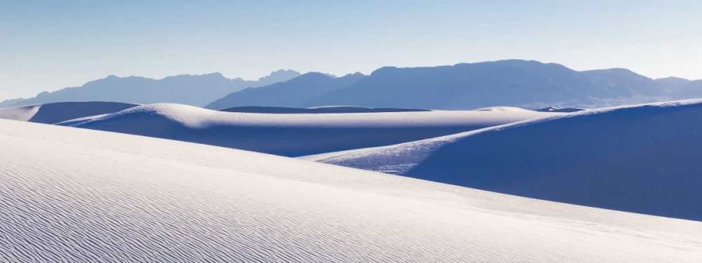 Art Print: New Mexico, White Sands NM Desert landscape