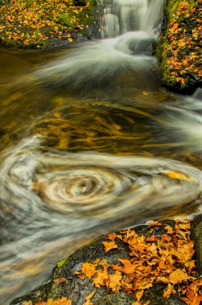 Art Print: PA, Delaware, Water gap NRA Waterfall and pool