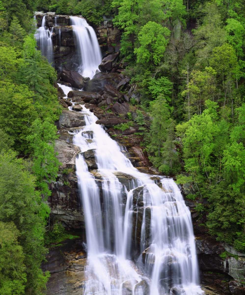 Wall art: USA, Whitewater Falls in South Carolina, by Talbot Frank, Christopher