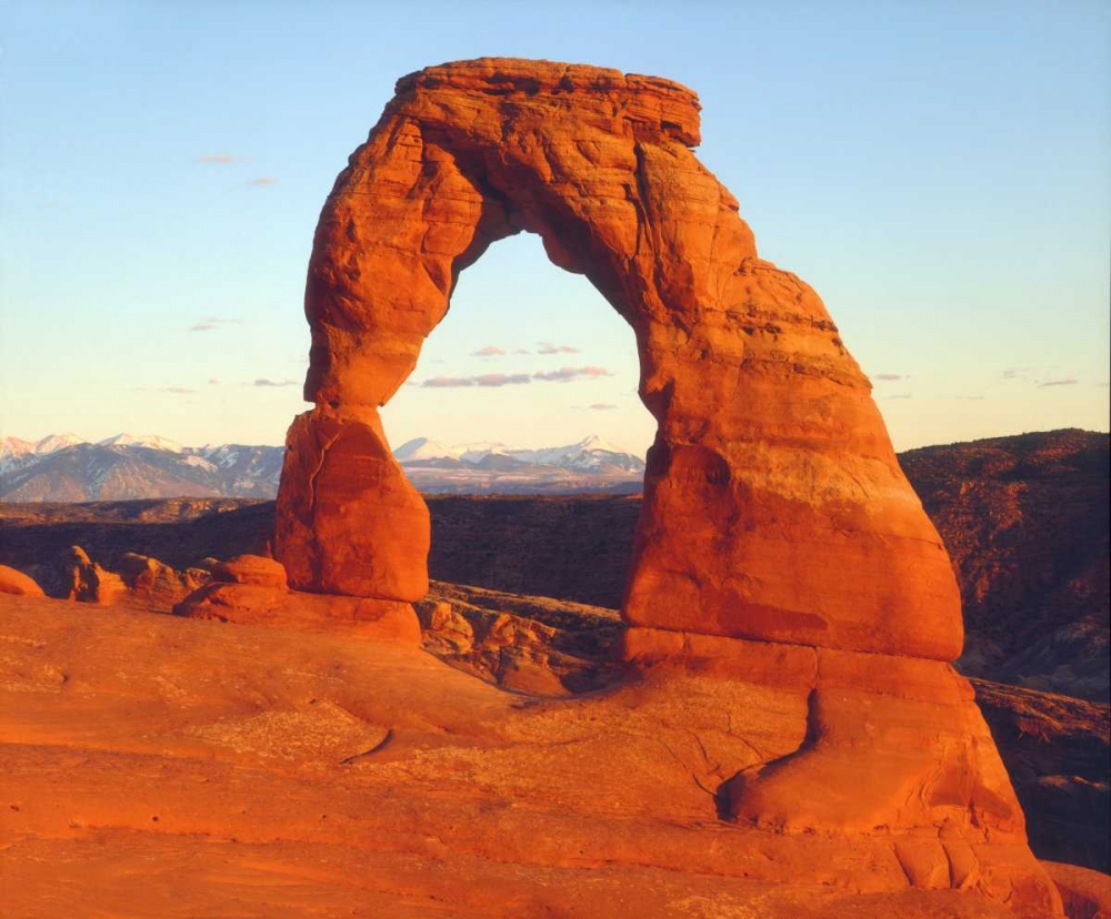 Art Print: USA, Utah, Arches NP Delicate Arch at sunset