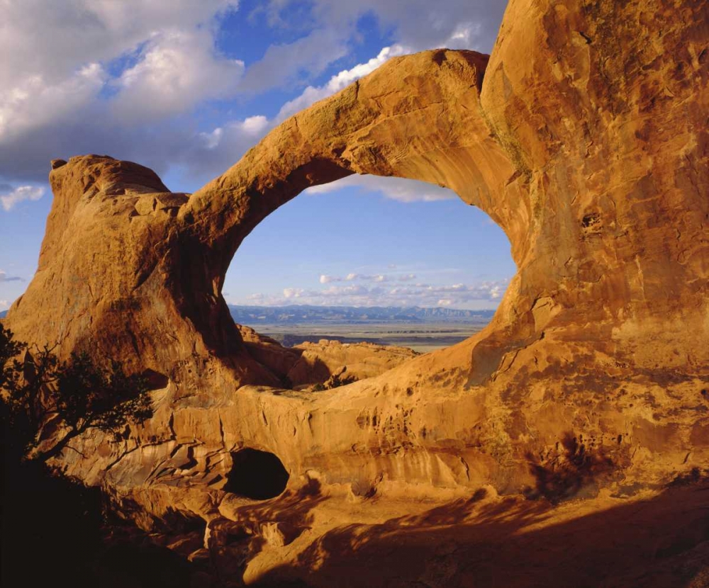 Art Print: Utah, Arches NP Double O Arch
