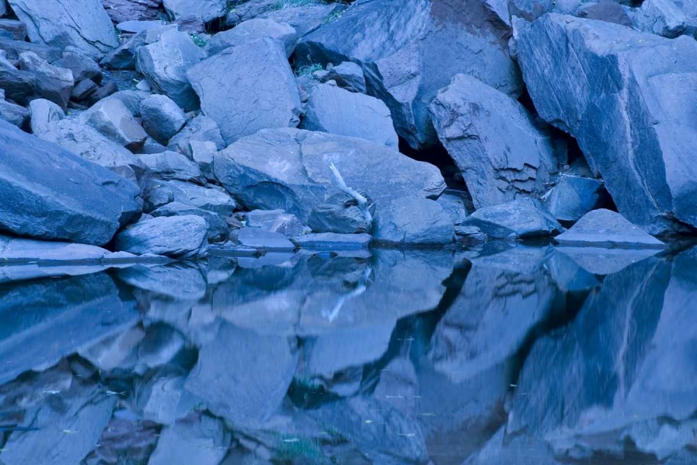 Art Print: UT, Zion NP Reflection in Upper Emerald Pool