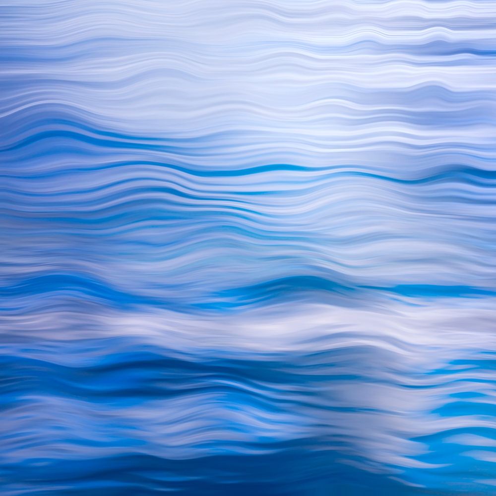 Art Print: Washington State-Seabeck Water wave abstract 