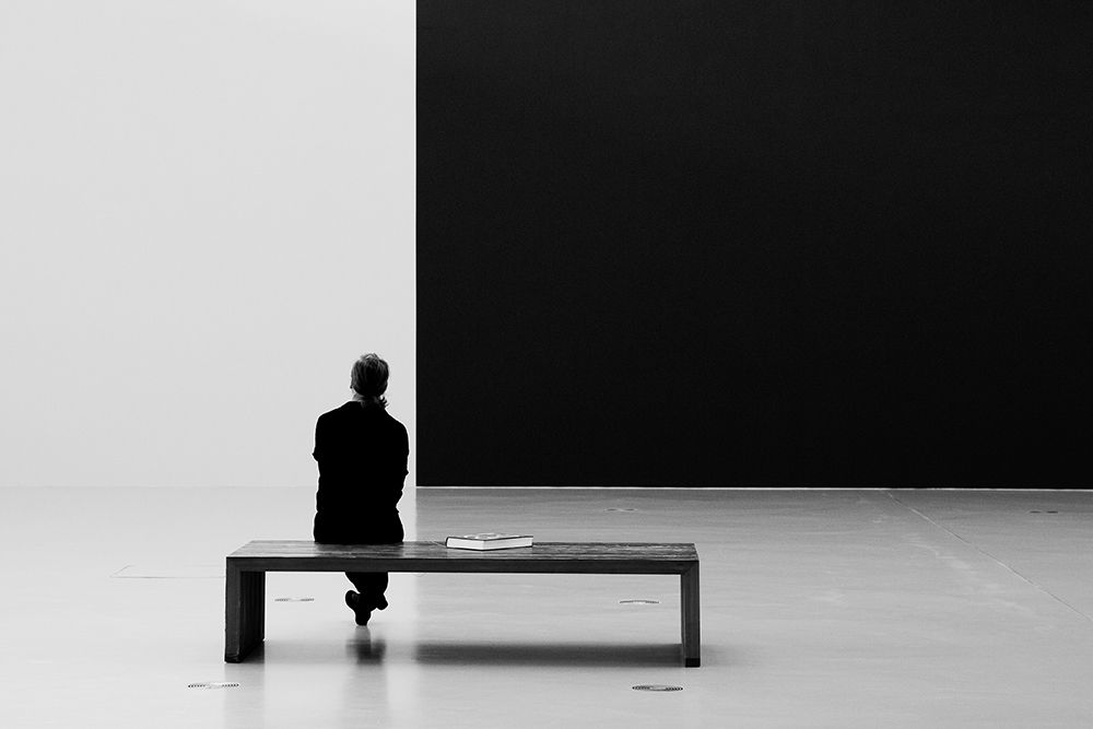 Art Print: Black A White