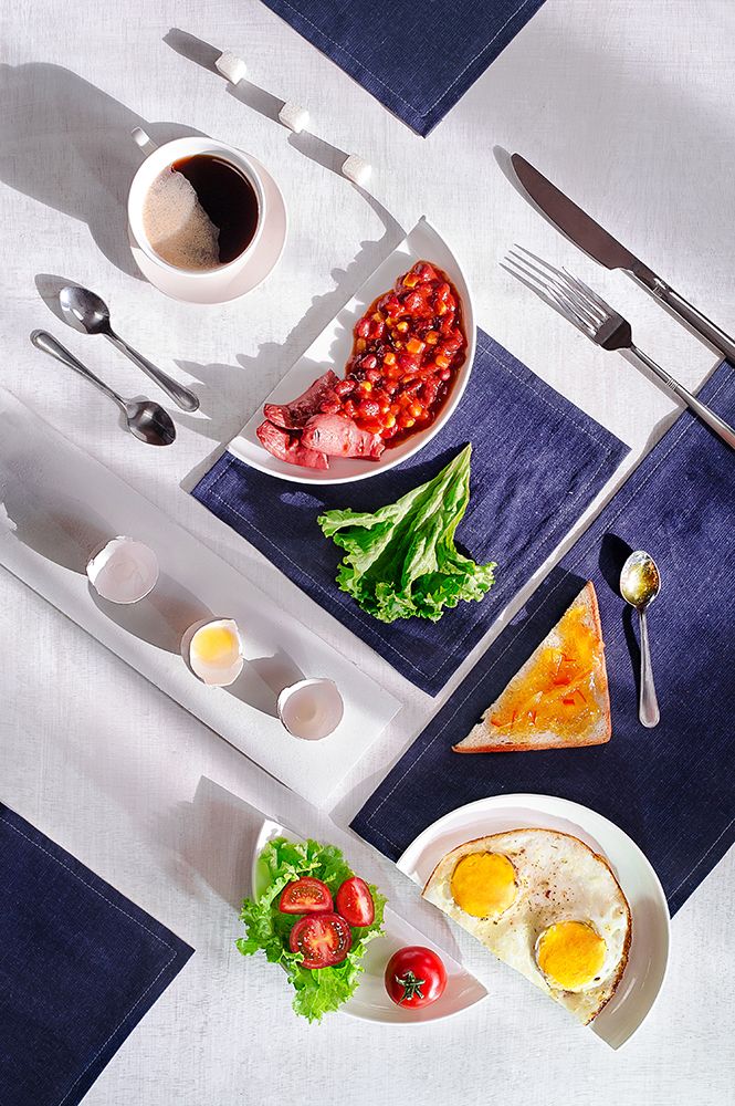 Art Print: Suprematic meal: English breakfast