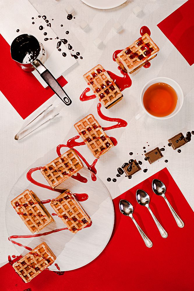 Art Print: Suprematic meal: Viennese waffles