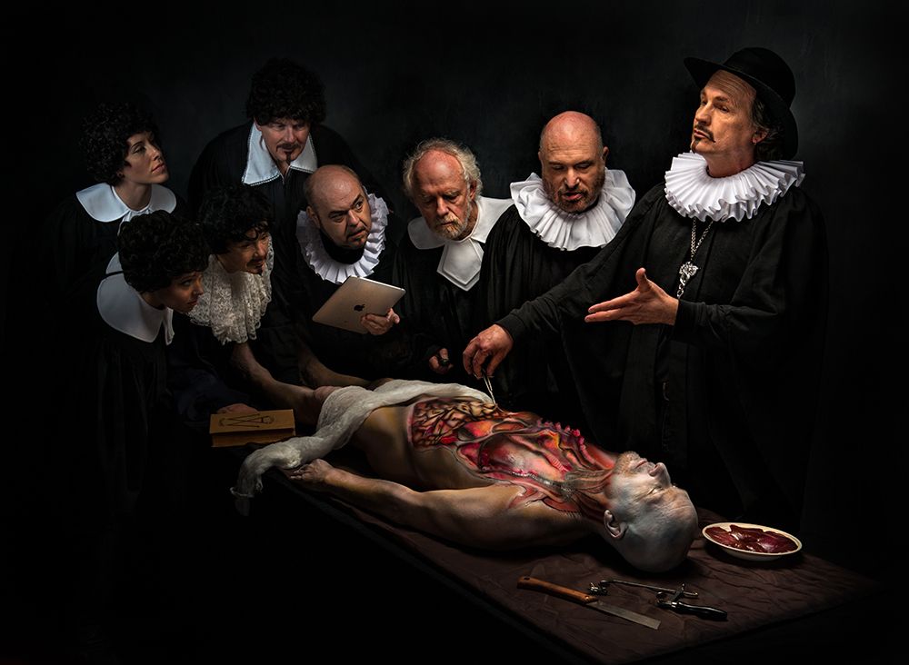 Wall Art Painting id:464529, Name: Anatomy Lesson Ii, Artist: Galon Ma, Derek