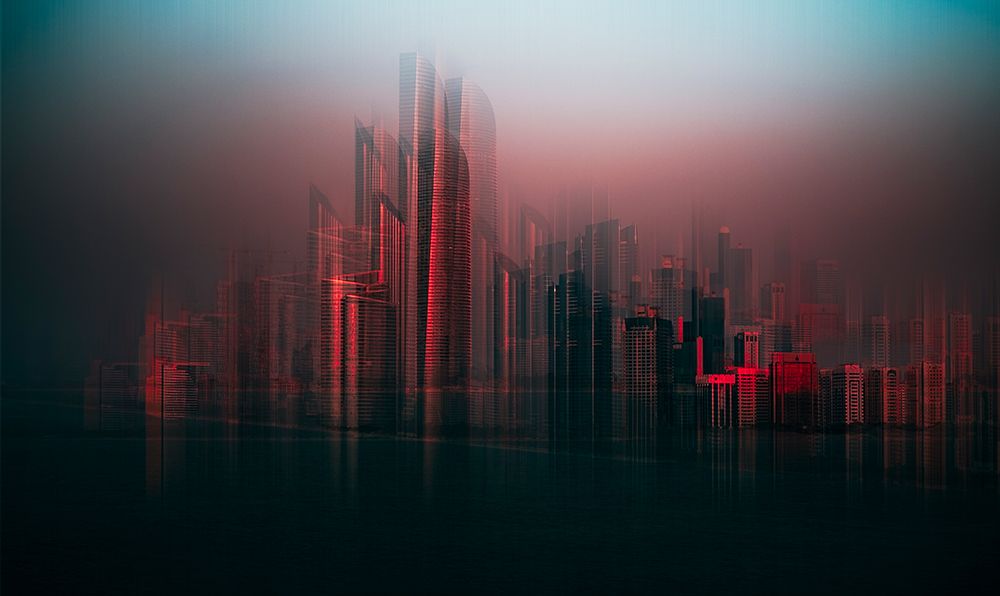 Art Print: Abu Dhabi Skyline