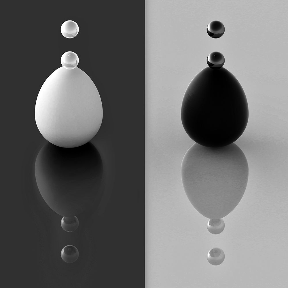 Art Print: Yin Yang Eggs