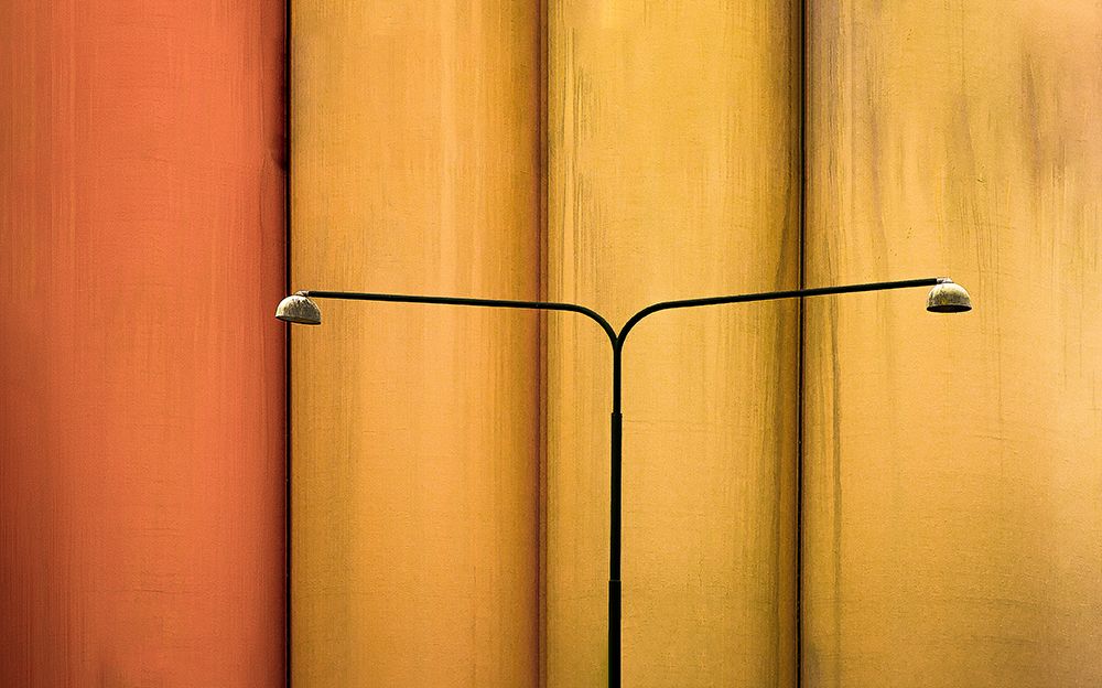 Wall art: Street lamp, by Schuster, Inge