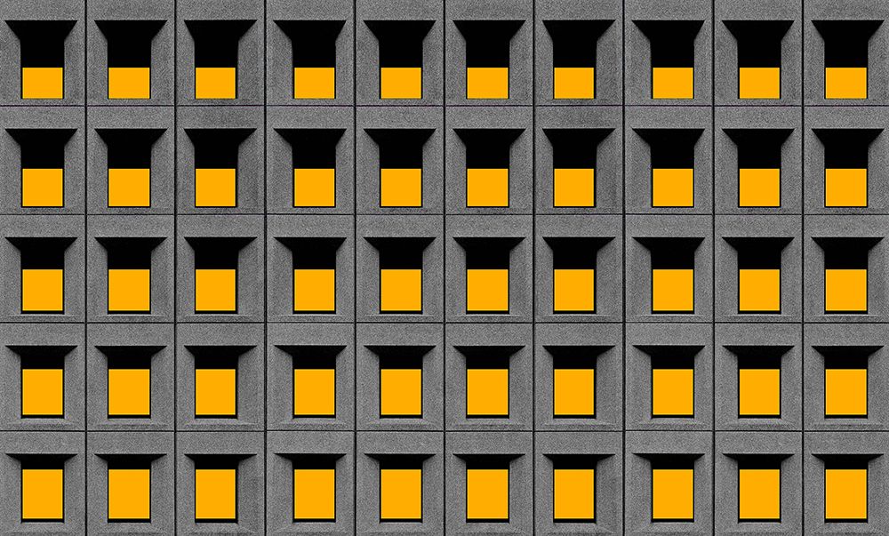 Art Print: Yellow Squares