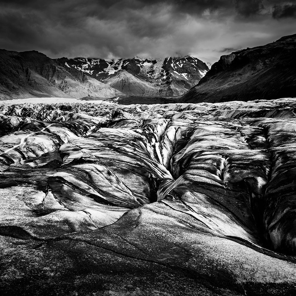 Art Print: The Black Glacier