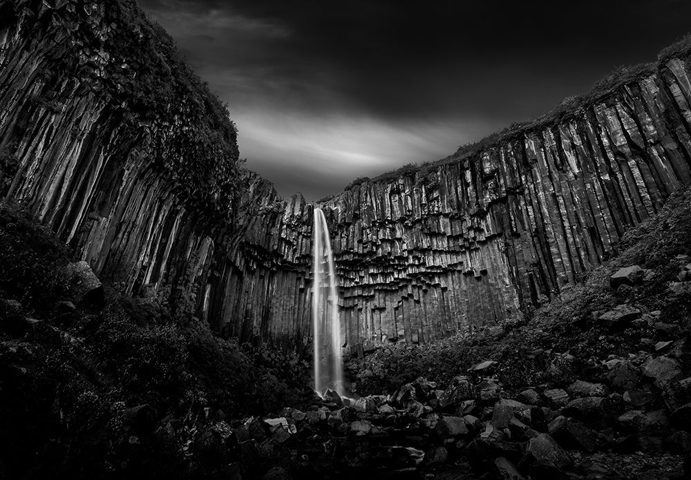 Art Print: Svartifoss Waterfall