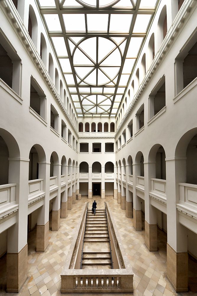 Wall art: Peter-Behrens-Bau, by Reichert, Renate