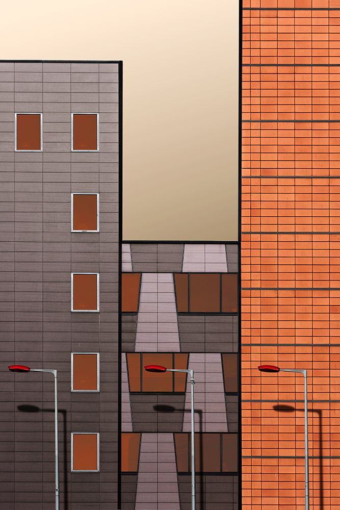 Wall art: Tetris Facade, by Buczkowski, Tomasz