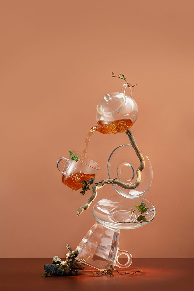 Art Print: Acorns And Glass