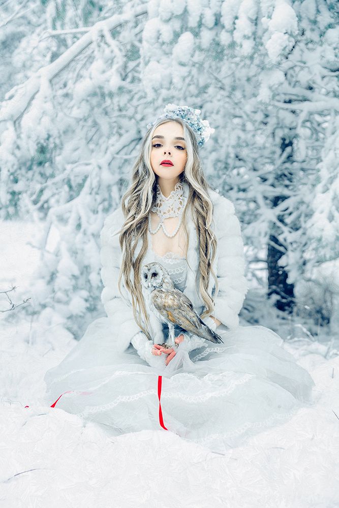 Wall Art Painting id:500037, Name: Snowmaiden, Artist: Bolgov (Axe), Ruslan