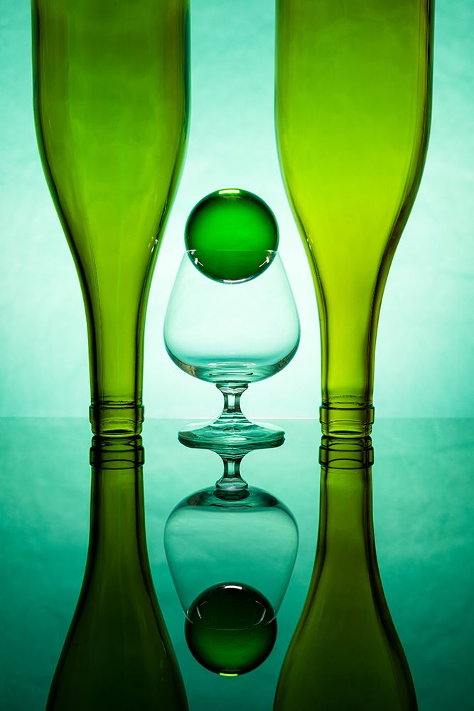 Art Print: Green Glass #14