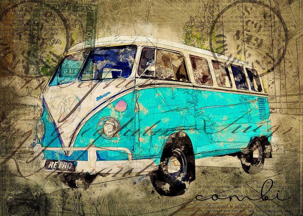 Wall Art Painting id:564512, Name: vw combi tosca, Artist: Lembayung Senja Studio
