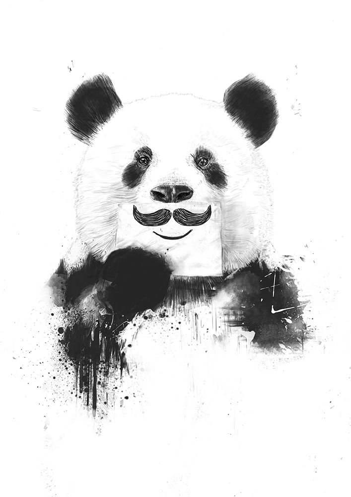 Wall Art Painting id:543002, Name: Funny panda, Artist: Solti, Balazs