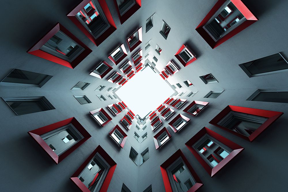 Wall art: Kaleidoscope, by Pimenta, Jorge