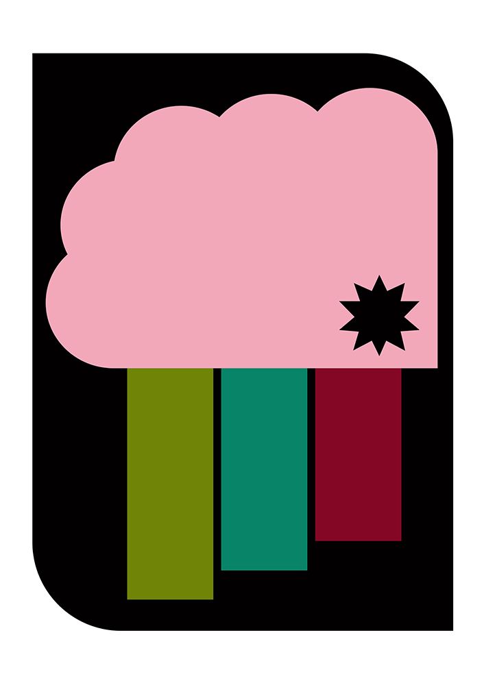 Wall art: Every Cloud Black, by Collett, Frances