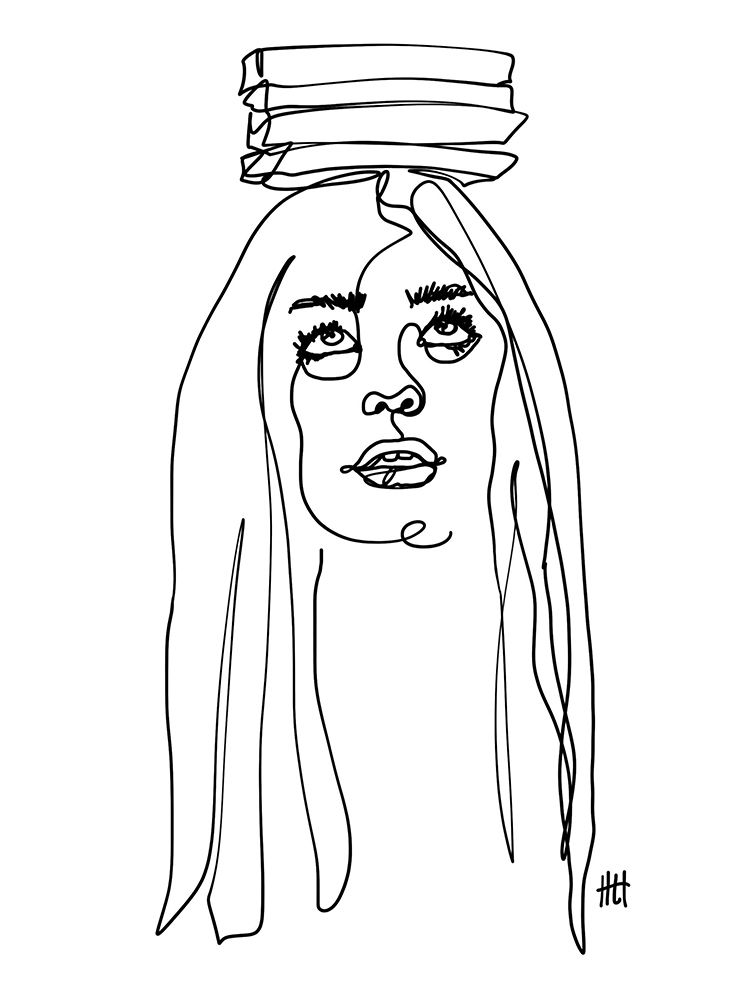 Wall art: Balancing Act, by Lee Tidd, Hanna