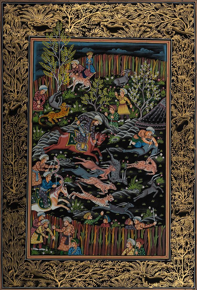 Wall art: INDO-PERSIAN PAINTING, by Imagineers Studio