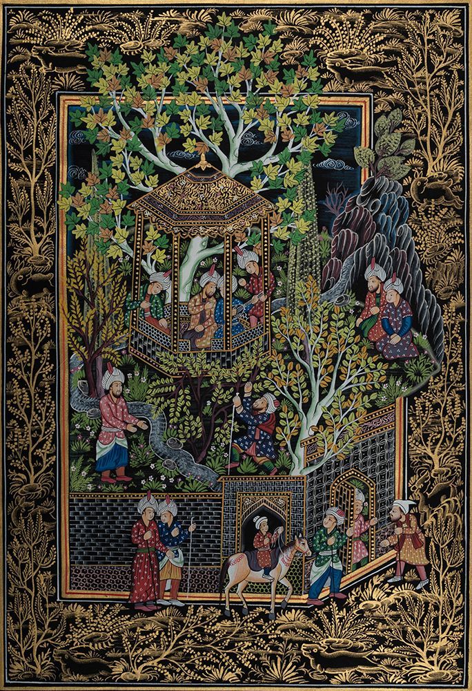 Wall art: INDO-PERSIAN PAINTING, by Imagineers Studio