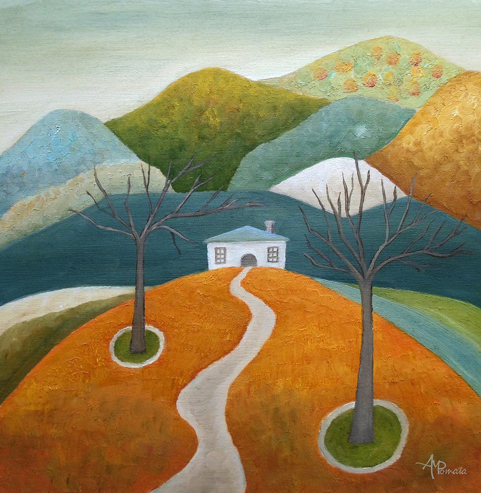 Wall art: A Place for Respite, by Pomata, Angeles M.