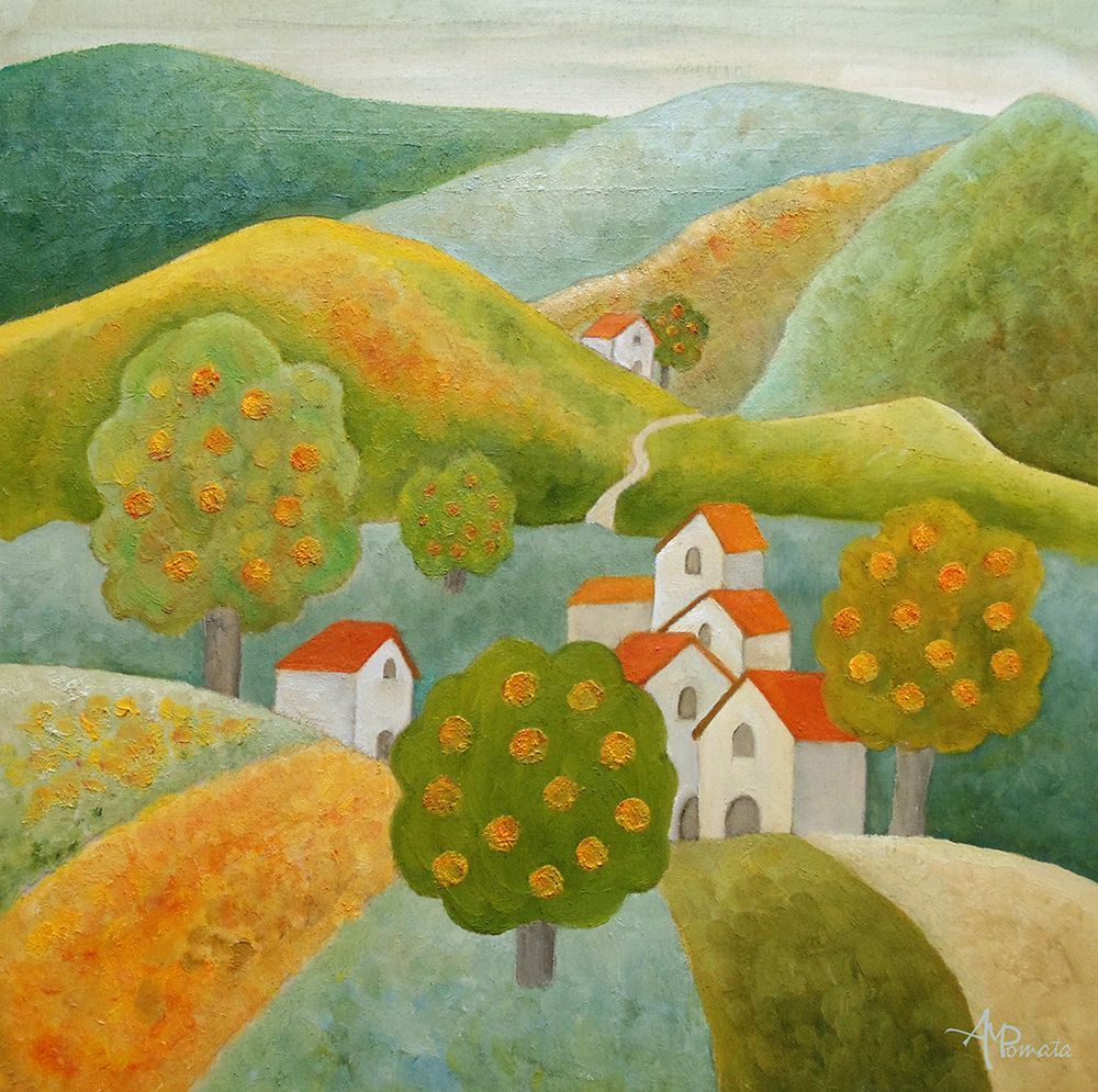 Wall art: A Place To Stay, by Pomata, Angeles M.