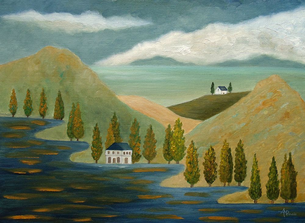 Wall art: Dim Night Thriving, by Pomata, Angeles M.