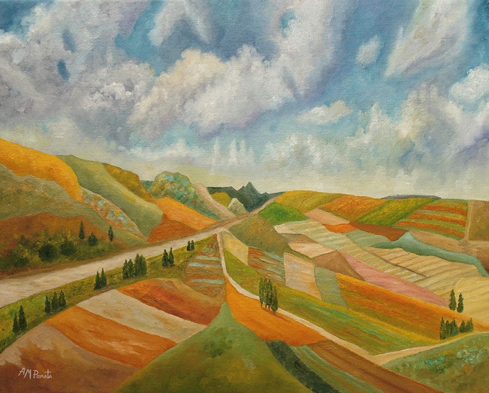 Wall art: Every Sky Above Us, by Pomata, Angeles M.