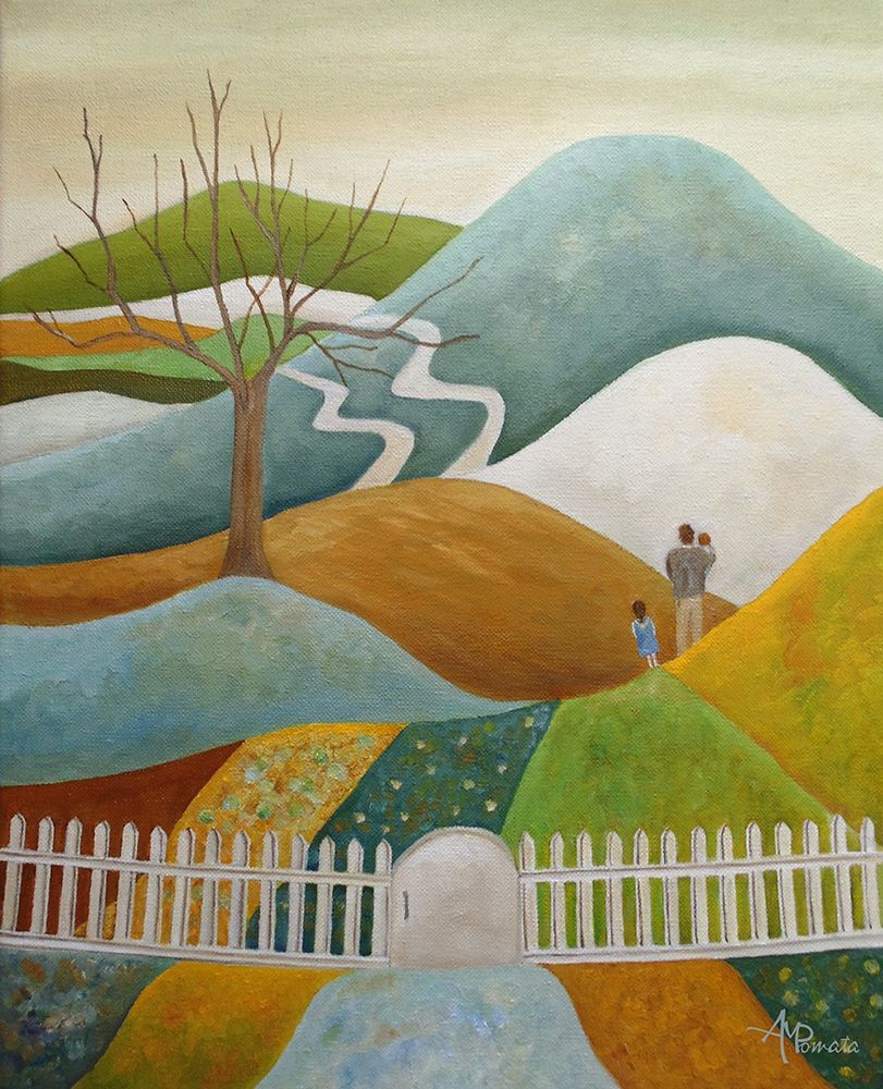 Wall art: First Lesson of Life, by Pomata, Angeles M.