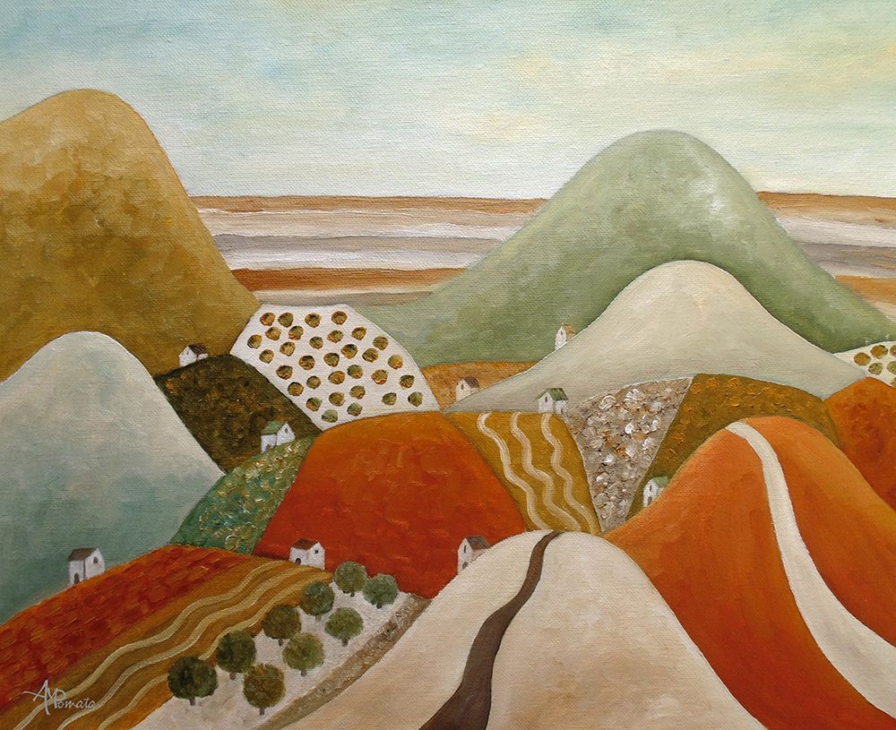 Wall art: Getting Into the Autumn, by Pomata, Angeles M.