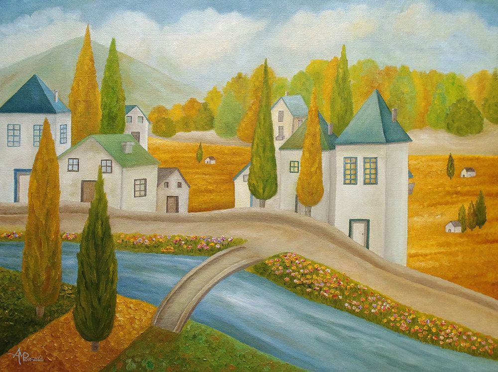 Wall art: Gone Are the Dark Clouds, by Pomata, Angeles M.