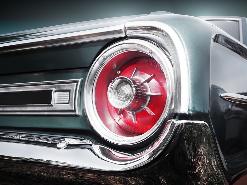 Art Print: American Classic Car Galaxie 500 1964 Rear