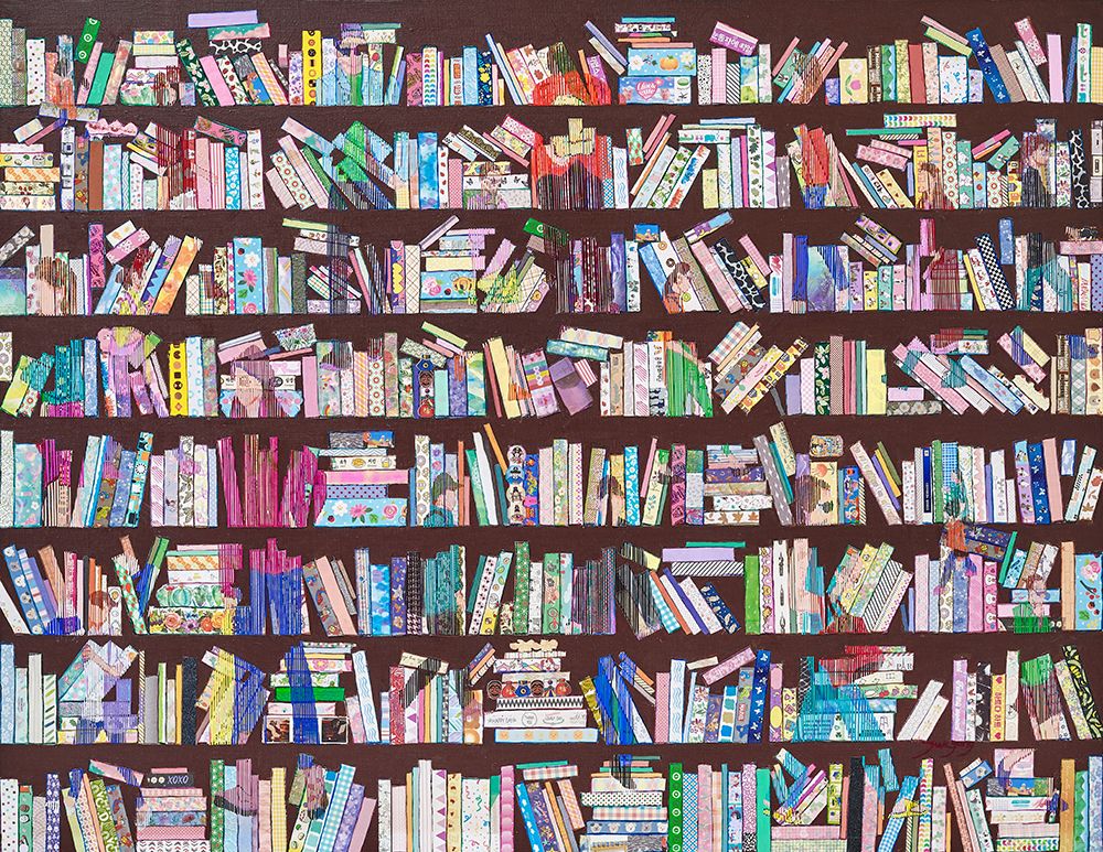 Wall art: Book Cafe, by Park, Jukyong